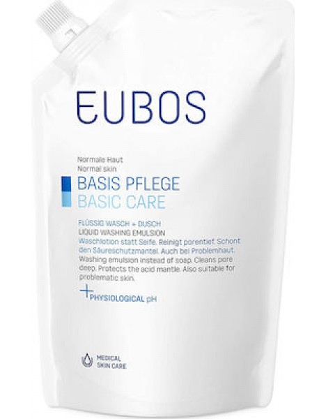 Eubos Υγρό καθαρισμού σώματος ανταλλακτικό Blue 400ml