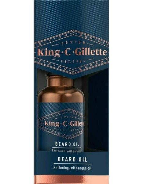 GILLETTE KING C Beard Oil Λάδι Περιποίησης για Γένια 30ml