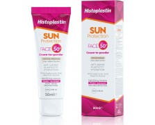 Heremco Histoplastin Sun Protection Face Cream To Powder Tinted Medium SPF50+ Αντηλιακή Κρέμα Προσώπου Με Χρώμα 50ml