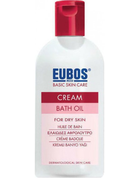 Eubos Cream Bath Oil Red Ελαιώδες αφρόλουτρο για βαθύ καθαρισμό και περιποίηση ξηρού δέρματος, 200 ml
