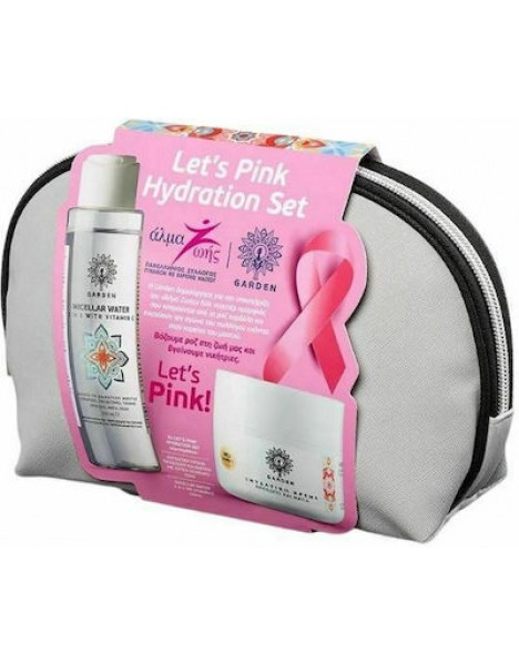Garden Promo “Let’s Pink Hydration Set” Moisturizing Cream Face and Eyes Ενυδατική Κρέμα Προσώπου & Ματιών 50ml & Micellar Water